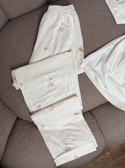 بيجامة القطة الهادئة 🐱