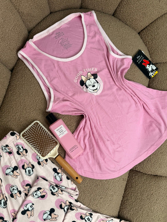 بيجامة صيفية كيوت بنقشة ميني