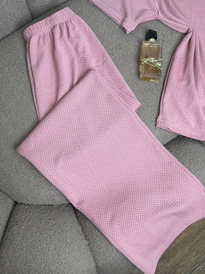 🧸 طقم بيجامة بقلب الدب 🧸