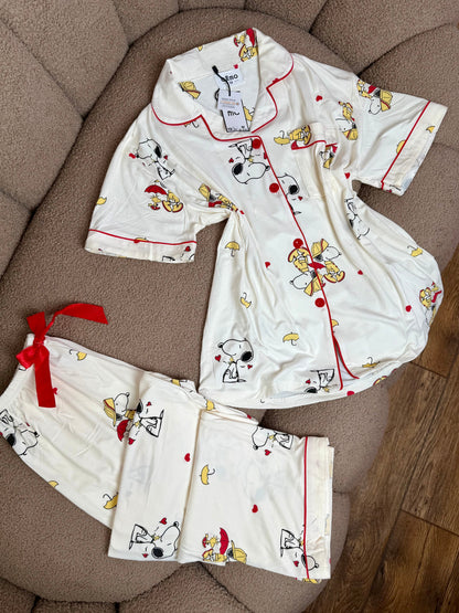 بيجامة سنوبي الأنيقة 🐶👕