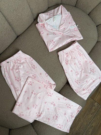 بيجامة 3 قطع كيوت 🎀💗