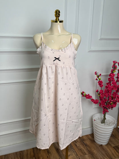 فستان الراحة "ستروبري" 😌👗