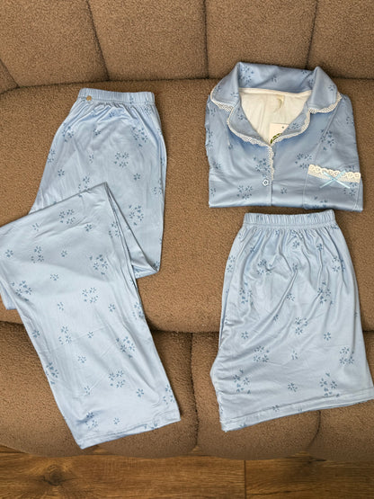 بيجامة 3 قطع كيوت 🎀💗