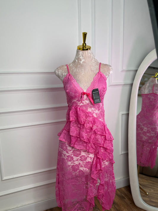 فستان اوركيد الدانتيل