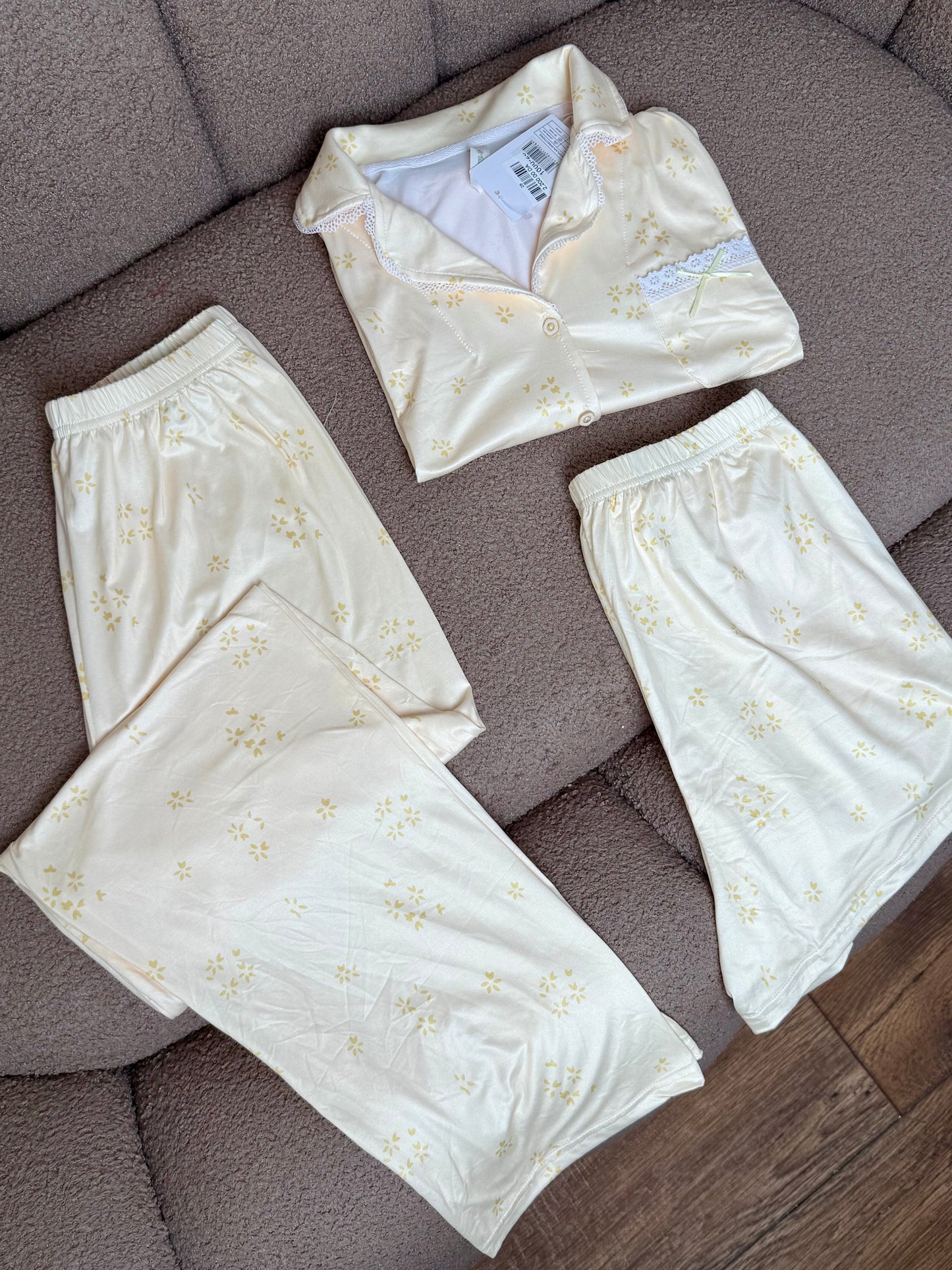 بيجامة 3 قطع كيوت 🎀💗