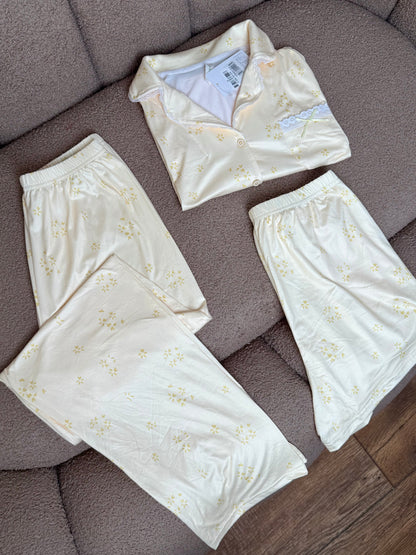 بيجامة 3 قطع كيوت 🎀💗