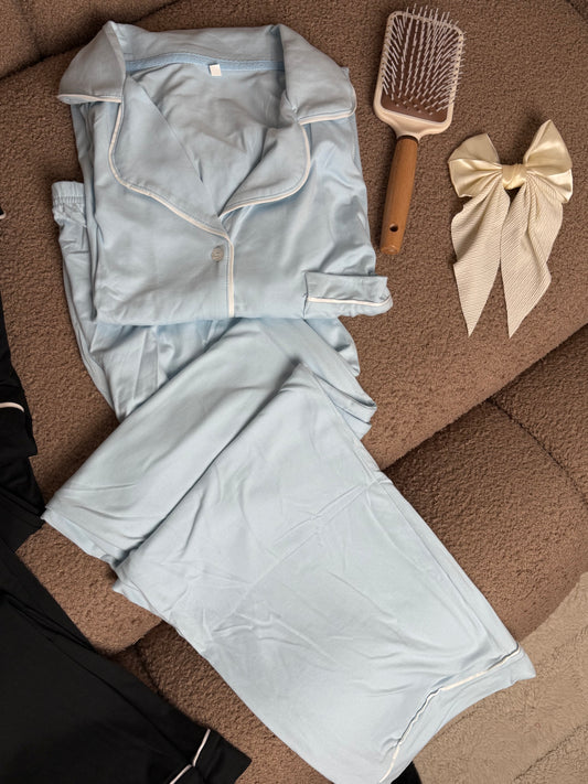 طقم بيجامة قطن نسائي